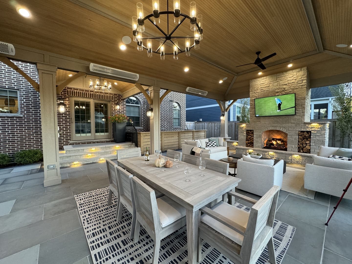 Pavilion construction project