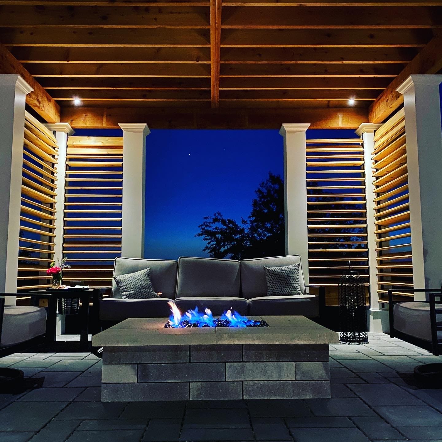 Pergola construction project