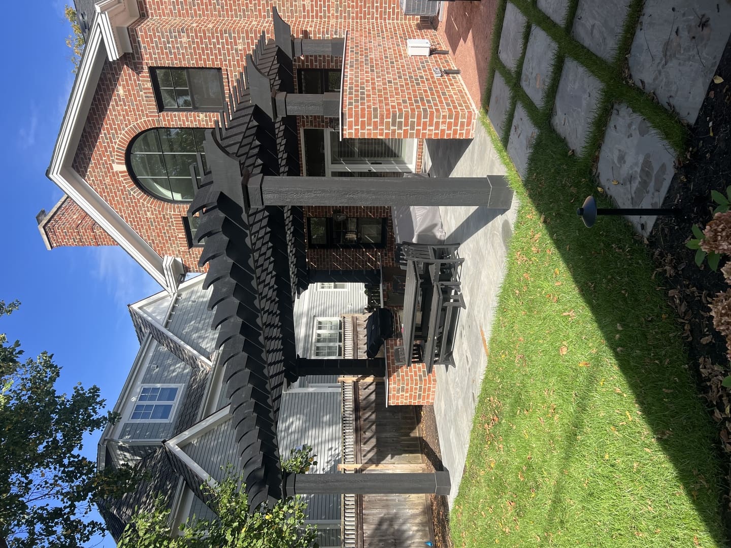 Pergola construction project